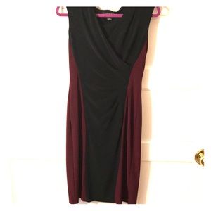 Ralph Lauren Black and maroon dress